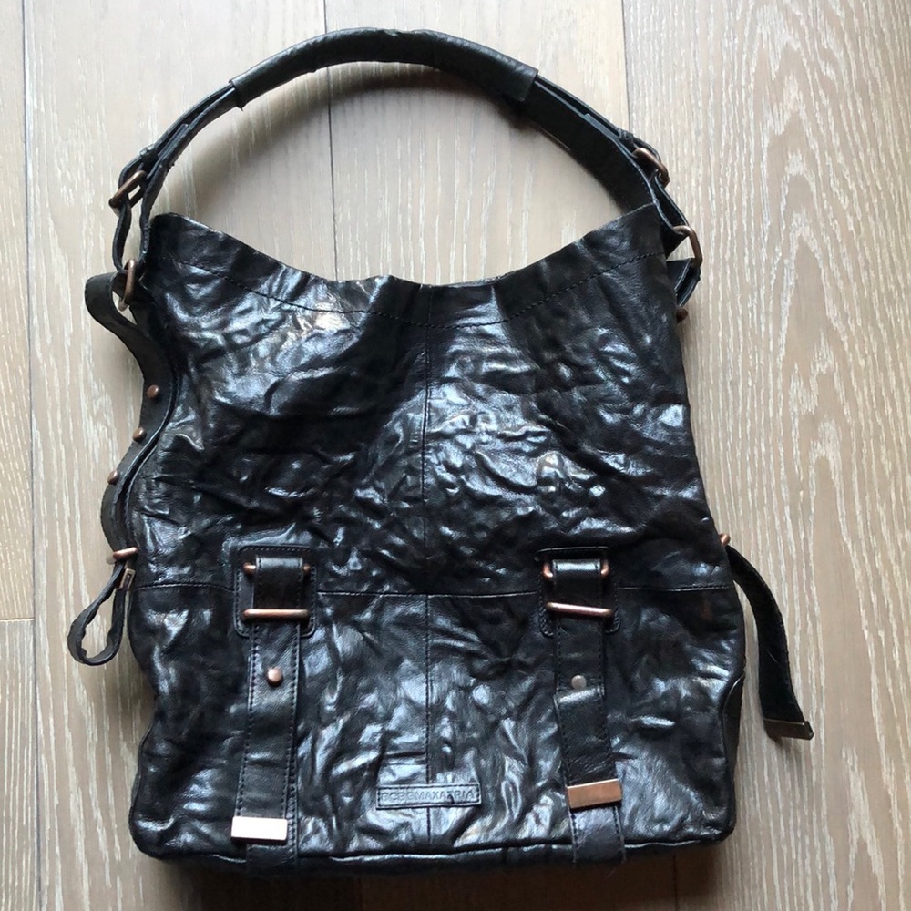 BCBGMAXAZRIA leather bag available now